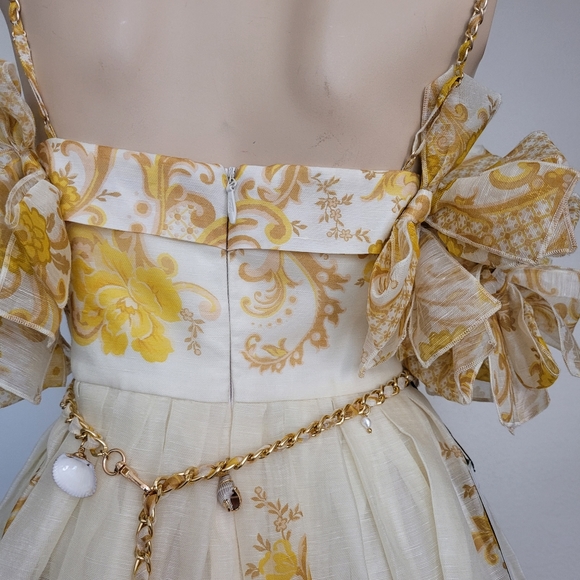 Zimmermann bodice yellow dress size 0 - Picture 9 of 14